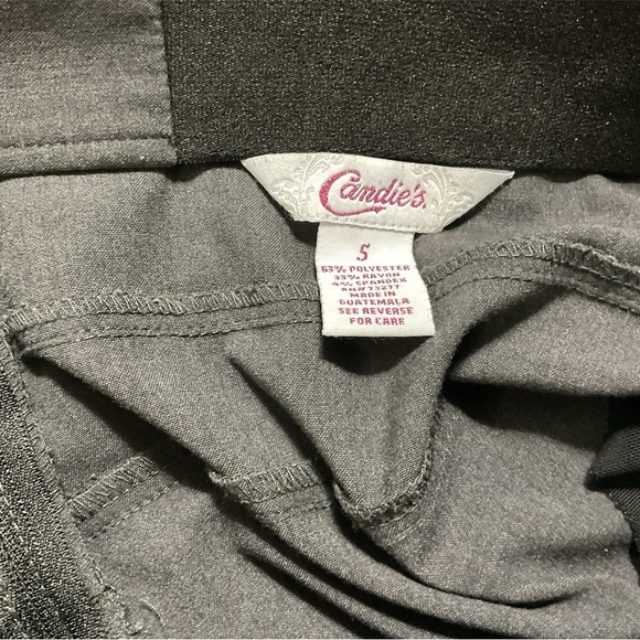 CANDIES BLACK SKIRT SIZE 5 GENTLY WORN - Picture 3 of 3